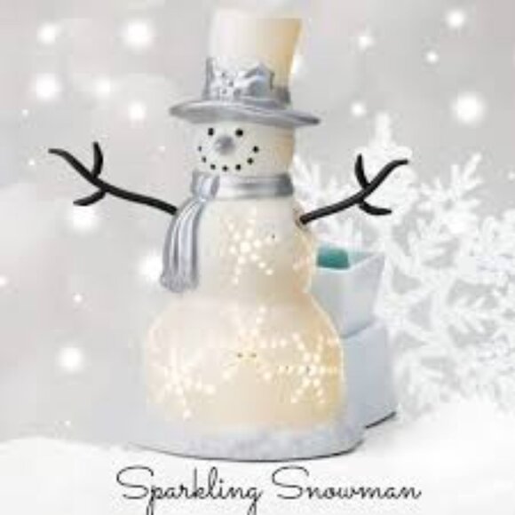 Scentsy Sparkling Snowman warmer - Picture 2 of 6